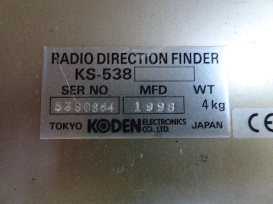 Koden Automatic direction finder KS-538 #2