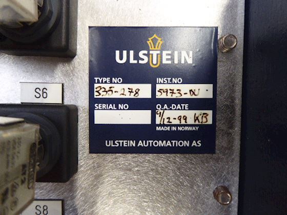 Ulstein Winch System Control Panel #6