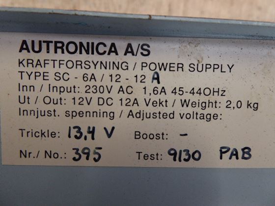 Autronica SC-6 Autro power Transformer #3