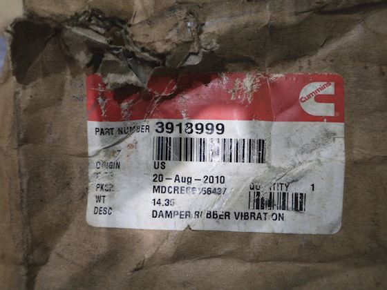 Cummins Rubber vibration damper #5