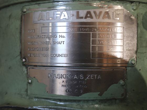 Alfa Laval MAB 104B-24-60/4108-5 #8