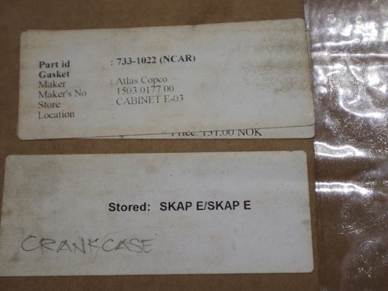Atlas copco Gasket Crankcase #3