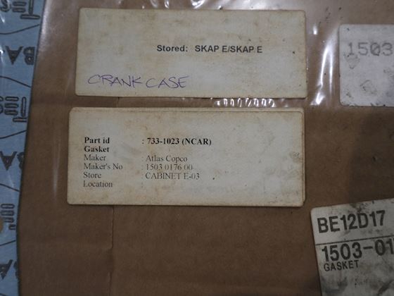 Atlas copco Gasket Crankcase #4
