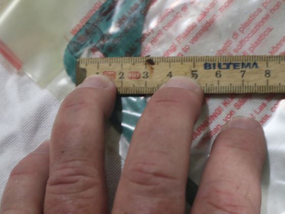 Gasket with locking nuts #3