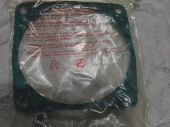 Gasket with locking nuts #2