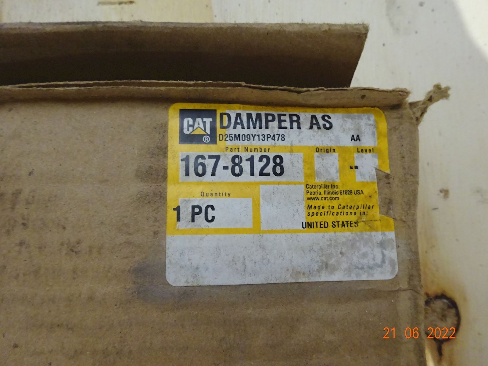 > Caterpillar Damper Assembly - Smedegaarden A/S