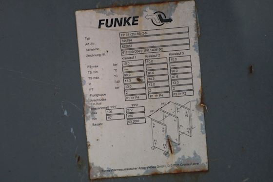 Funke Dobbel pladekøler FP31(35+89)-2-N #6