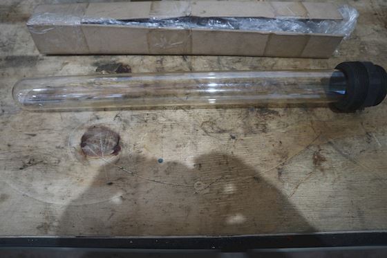 Quartz Sleeve with Housing 42x433 mm #2