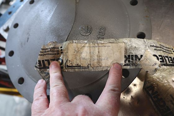 Nohab polar End Cover Lub.Oil Cooler #2