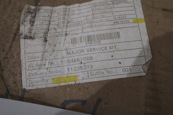 Alfa Laval Major Service Kit LO Sep. #2