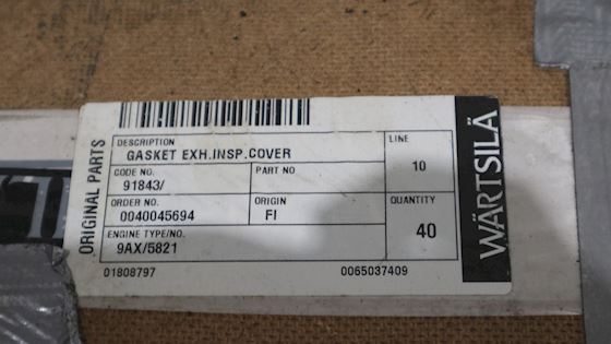 Wichmann Exhaust Insp. Cover Gasket #3