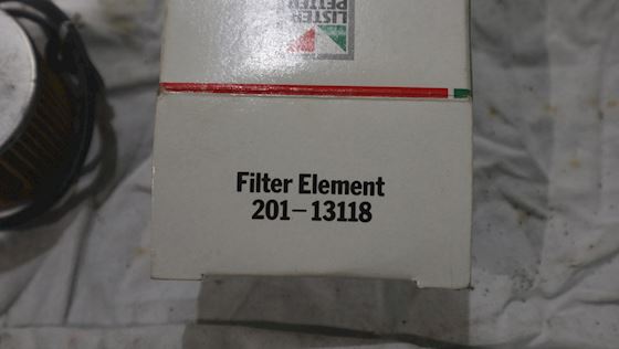 Lister Petter Filter Element #1