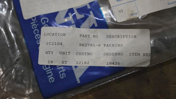 Volvo Penta Gasket #3