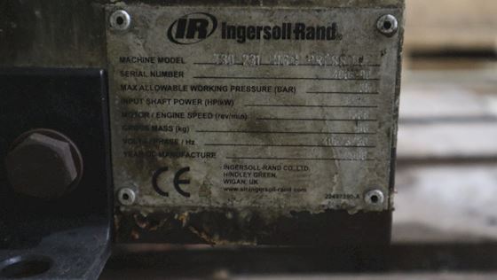 Ingersoll Rand Air Compressor  231 #2