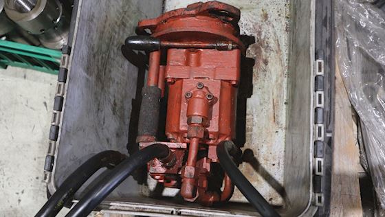 Hawe Hydraulik motor med tre lange slanger og lynkoblinger #2