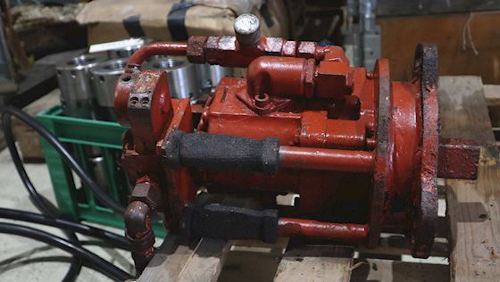 Hawe Hydraulik motor med tre lange slanger og lynkoblinger #6