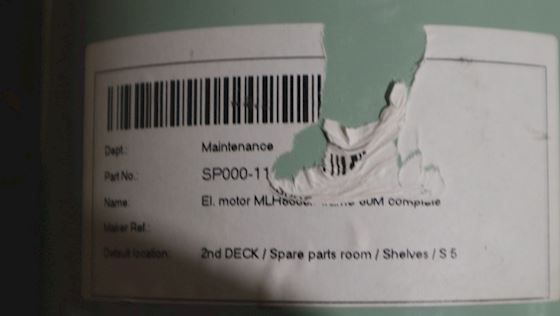 Fuji Electric El motor MLH 8035 #2