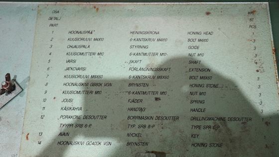 Wärtsilä- Wartsila Honnig Tool Type 32 #5