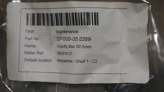 Alfa Laval Gravity Disc 50,5 mm  560916-01 #2