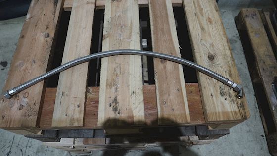 Alfa Laval Flexible Steel Hose  With one 90 degress #2