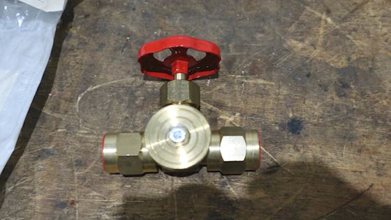 Alfa Laval Needle Valve and Test Conn. 25 #2