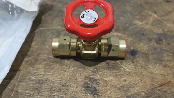 Alfa Laval Needle Valve and Test Conn. 25 #3