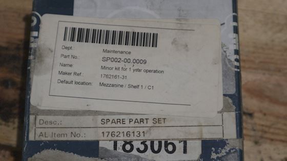 Alfa Laval Minor Kit Spare Part Kit 1762161-31 #3