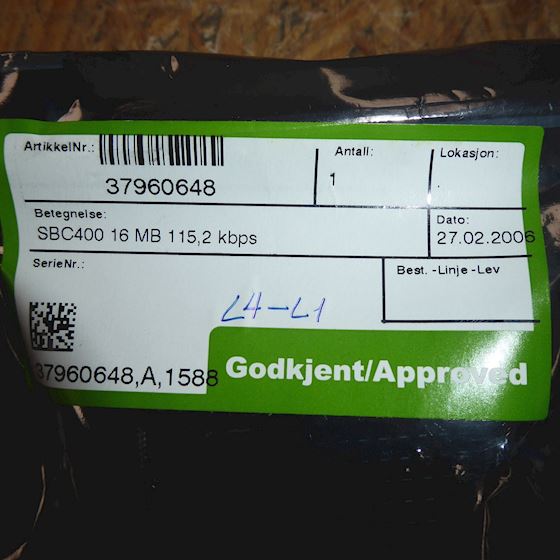 Simrad KONGSBERG SIMRAD SBC400 37960648A PCB INTERFACE CPU CAR #1