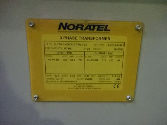 Noratel 3LT40.0-400/110-YND1-23 #3