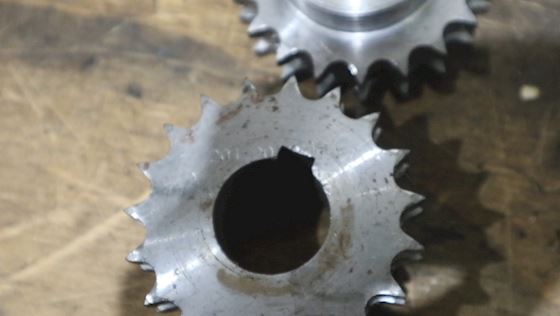 Dobbel kædehjul med 19 tænder    201-202-019 #2