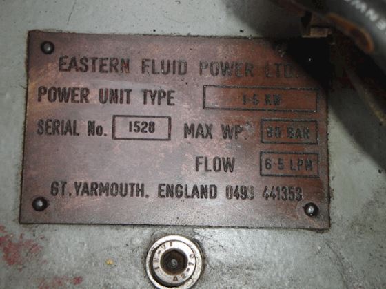 Eastern fluid power Power Unit #8