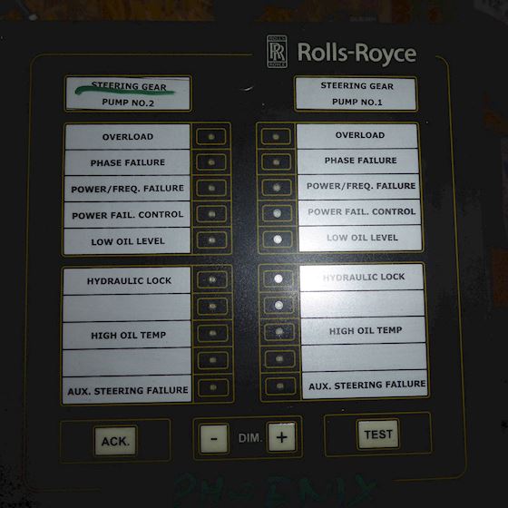 Rolls-Royce OVERVÅGNING STYREMASKINER #1