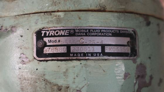 Tyrone Single Gear Pump 25550C 2E-4 #5