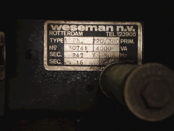 Weseman 1PH Voedingstrafo #3