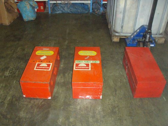 N/A Cupboard with firefighter equipment #1