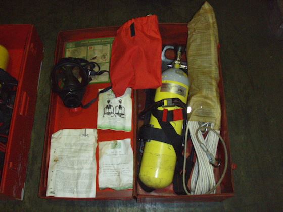 N/A Cupboard with firefighter equipment #8
