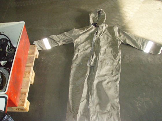 Comet Firefighter equipment in cupboard #8