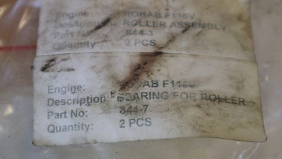 Nohab polar Rulle komplet 844-3 #4