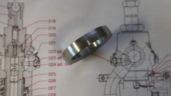 Nohab polar Tætnings ring for brandstof pumpe  889-20 #1