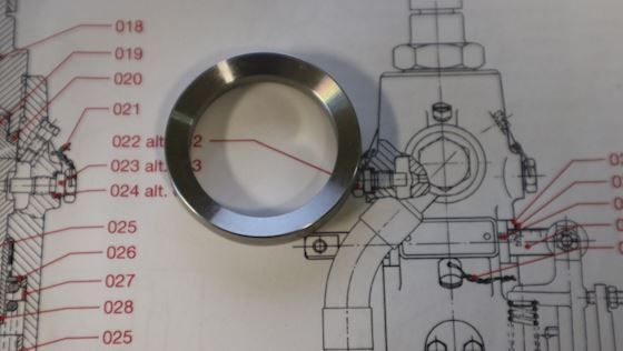 Nohab polar Tætnings ring for brandstof pumpe  889-20 #3