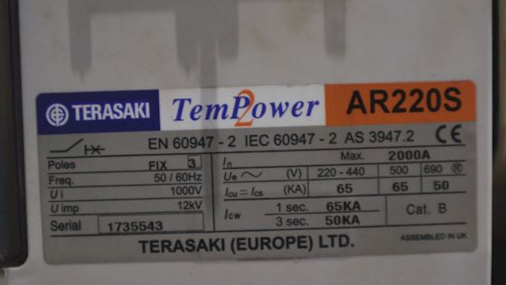 Terasaki TemPower AR 220S  2000A #7