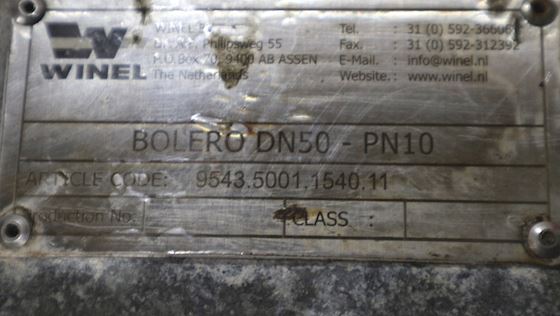 Winel B.V. Tank Vent Check Valve Bolero DN50  PN10 #4