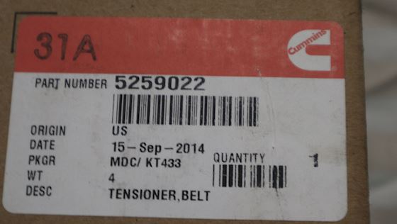 Cummins Belt Tensioner #4