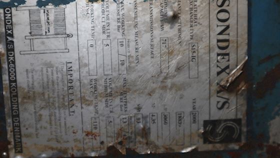 Sondex Plate Heat Exchanger S 15 IG #5