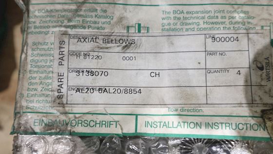 Boa Group AG Axial Bellows FS-106S   H81220 #3