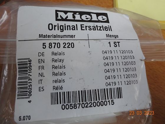 Miele RELAY 5 870 220 #1