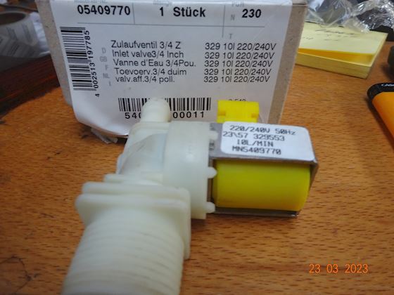 Miele INLET VALVE 05409770 #2