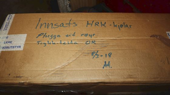 Lubricating oil cooler inserted #2