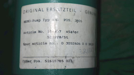Netzsch Nemo Progressing Cavity Pump N30 Stator #2