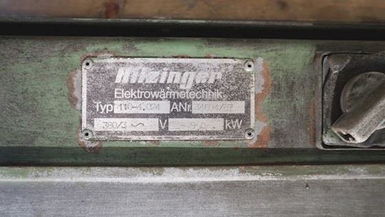 Hilzinger 110-4.024 Oil Preheater #5